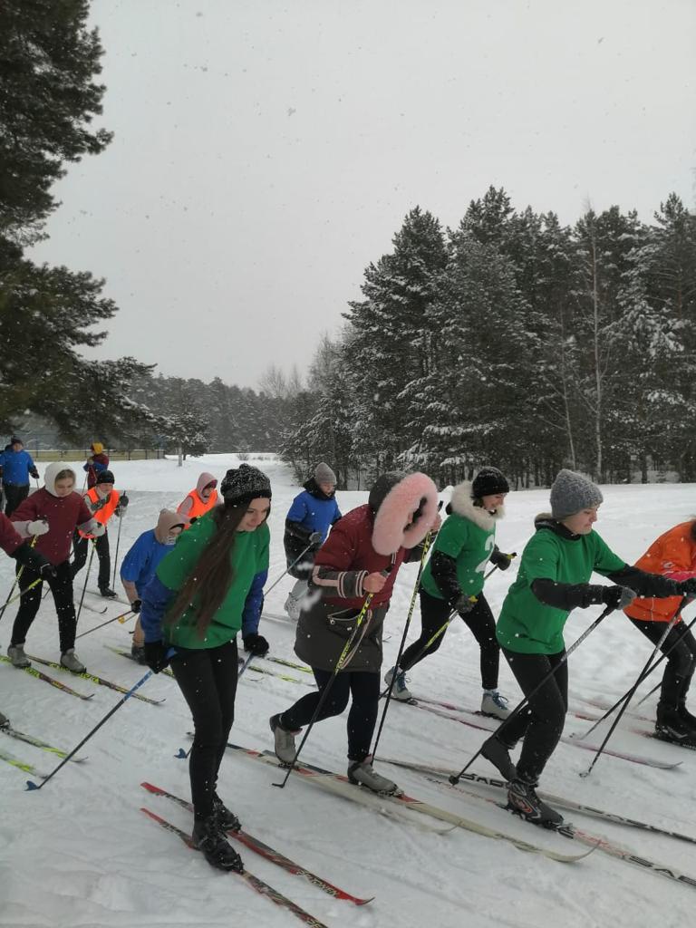 Командное первенство ГБПОУ МОМК №5 по лыжным гонкам среди студентов
